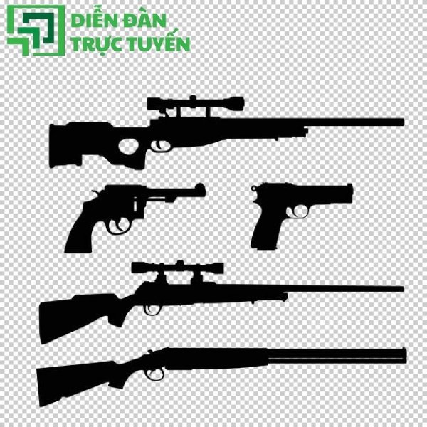 Bộ sưu tập khẩu súng vector độc đáo