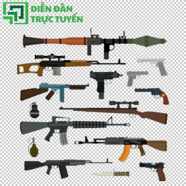 Vector khẩu súng siêu đơn giản – siêu đẹp