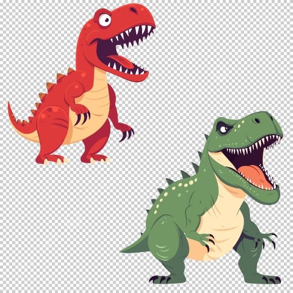 Vector khủng long baby đáng yêu