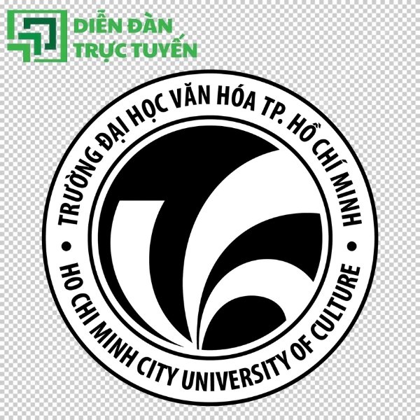 Mẫu logo HCMUC PNG tách nền