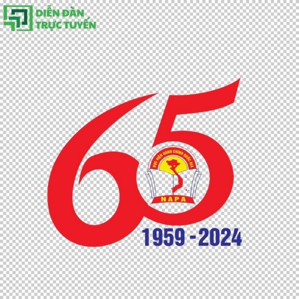 Tải Miễn Phí Logo Học viện Hành chính Quốc gia Kỷ niệm 65 năm