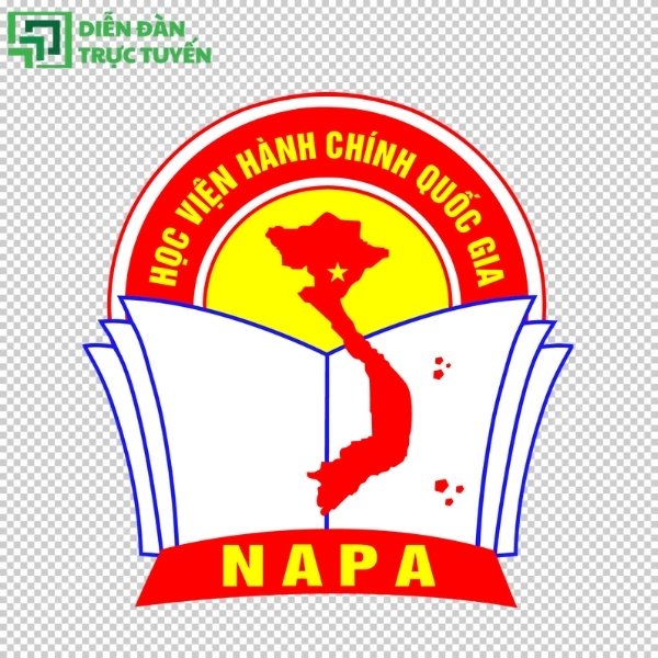 Logo Học viện Hành chính Quốc gia File PNG tách nền