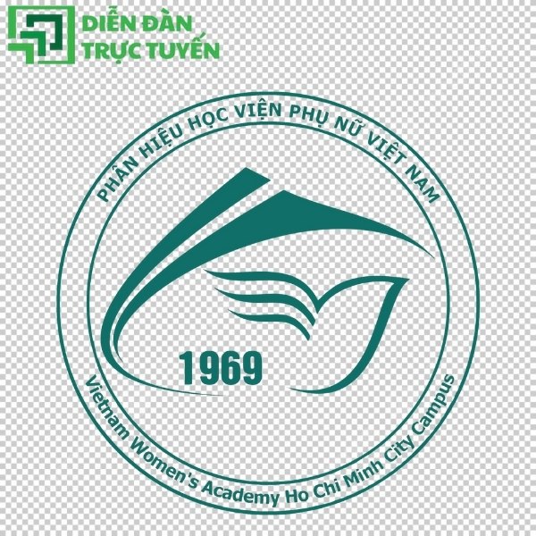 Logo phân hiệu học viện phụ nữ việt nam