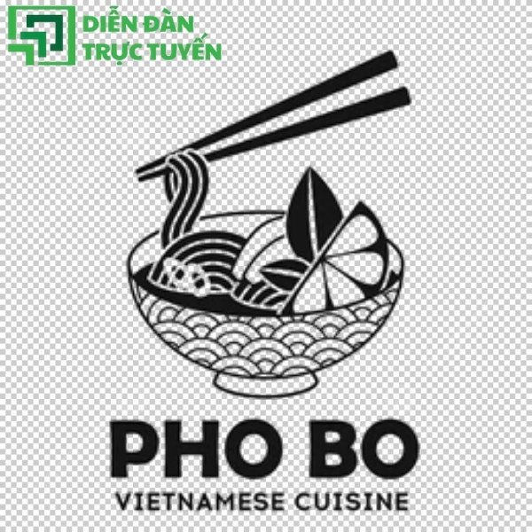 Logo tô phở bỏ file PNG, SVG, AI