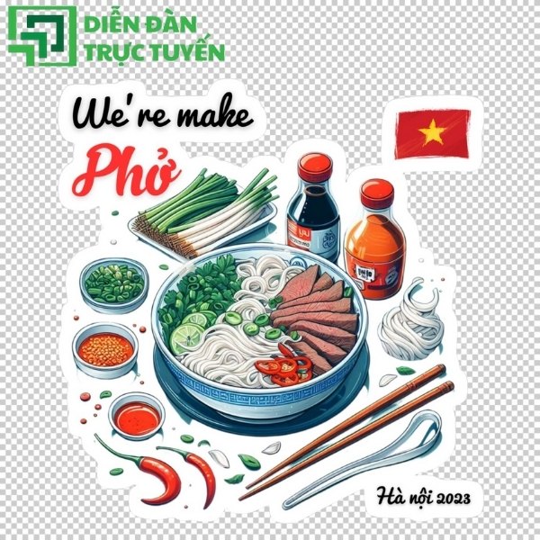 Logo tô phở vector tải về miễn phí