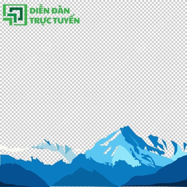 Ngọn núi vector sắc nét, phù hợp mọi bố cục