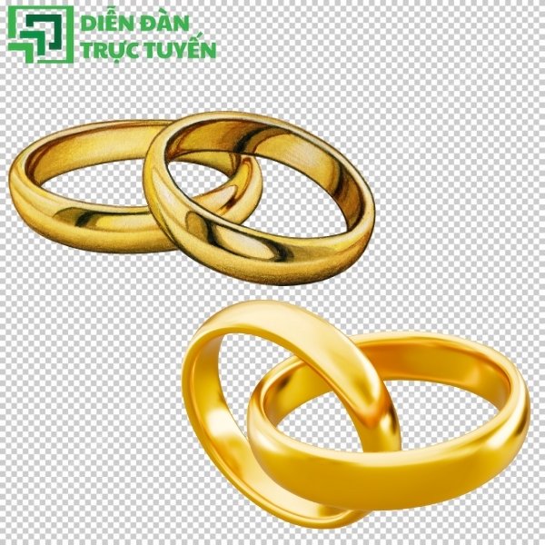 Nhẫn cưới vector EPS 3D