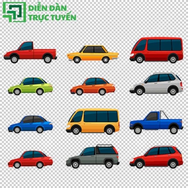 Trang trí layout bằng mẫu ô tô vector độc đáo và chuyên nghiệp