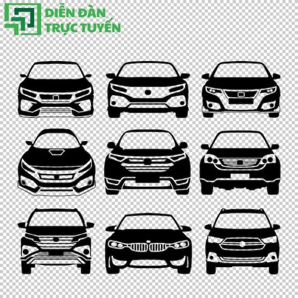 Hình car vector phù hợp cho thiết kế branding và social