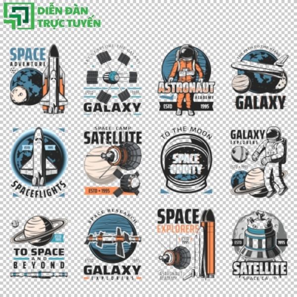 Logo tên lửa vector file PNG, AI, PDF