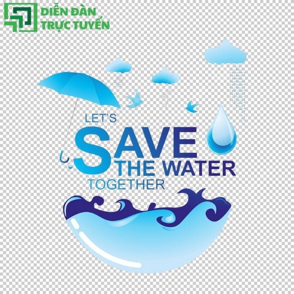 Hình ảnh vector tiết kiệm nước tươi mới