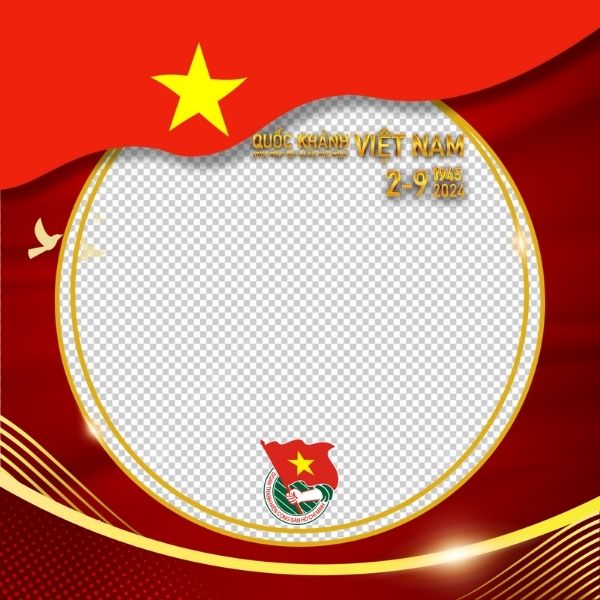 Mẫu khung avarta Tôi yêu Tổ Quốc tôi cho ngày lễ