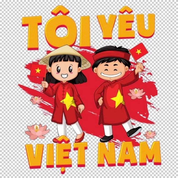 File tôi yêu Tổ Quốc tôi vector sắc nét, không vỡ hình