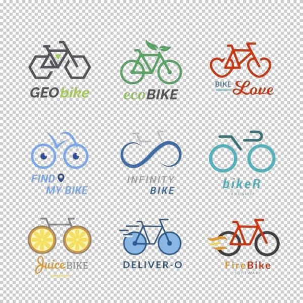 Mẫu logo xe đạp đơn giản mà ấn tượng