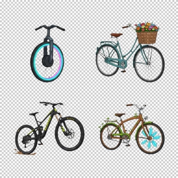 Tạo mood nhẹ nhàng với xe đạp tone tối giản