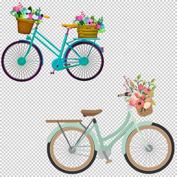 Đường nét mượt mà với xe đạp chất lượng cao