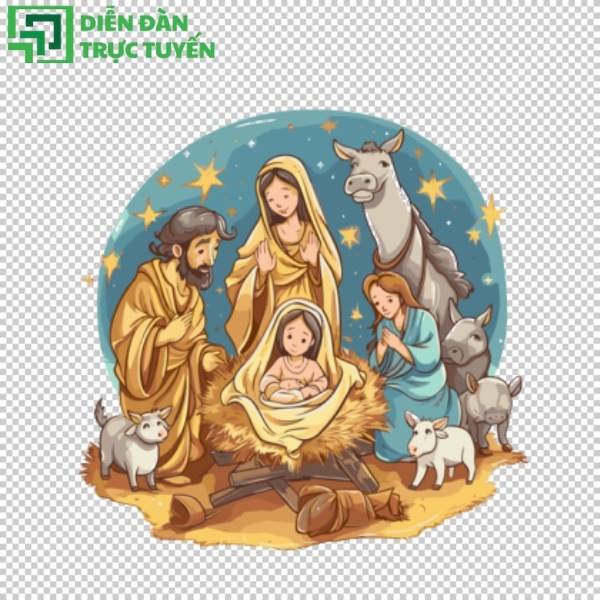 Tải miễn phí chúa giáng sinh vector tách nền