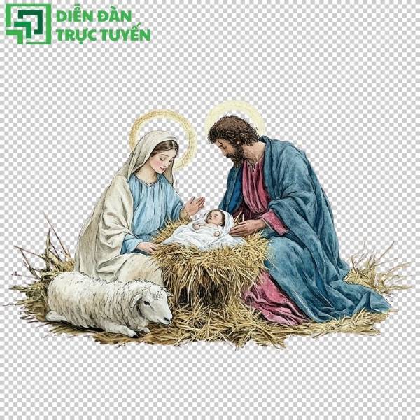 Chúa Giáng Sinh vector sắc nét, tải về miễn phí