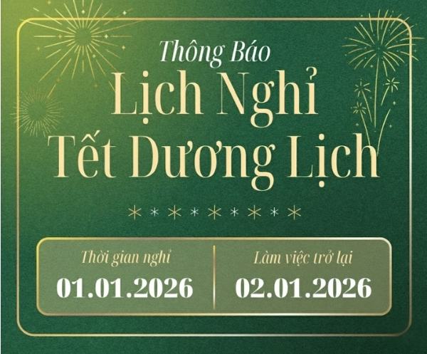 Tổng hợp mẫu thông báo nghỉ Tết 2026 vector mới nhất