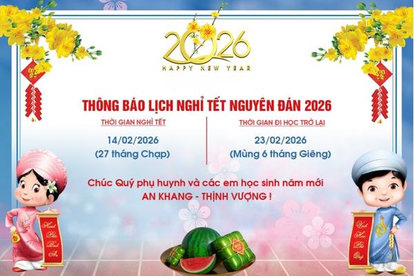 Tải file thông báo nghỉ Tết 2026 vector PDF, PNG