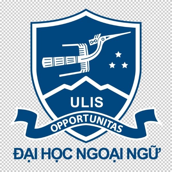 Logo Đại học Ngoại ngữ tách nền miễn phí