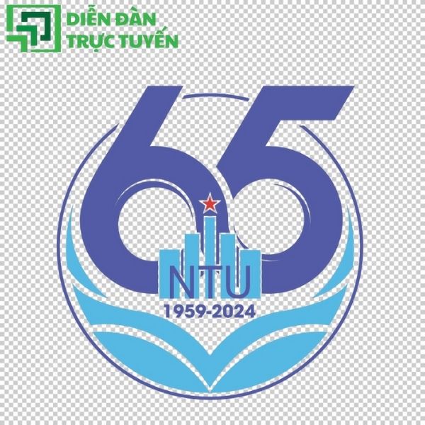 Logo kỉ niệm 65 năm phát triển trường đại nha trang