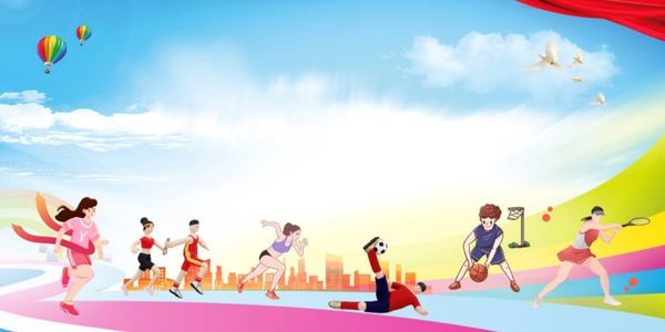 Background thể thao vector phong cách năng động, đậm tinh thần thể thao