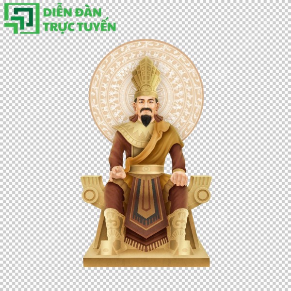 Hình vua hùng vector