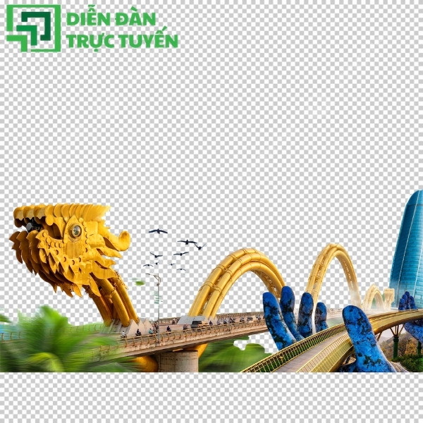 Cầu rồng đà nẵng vector PNG, AI, EPS