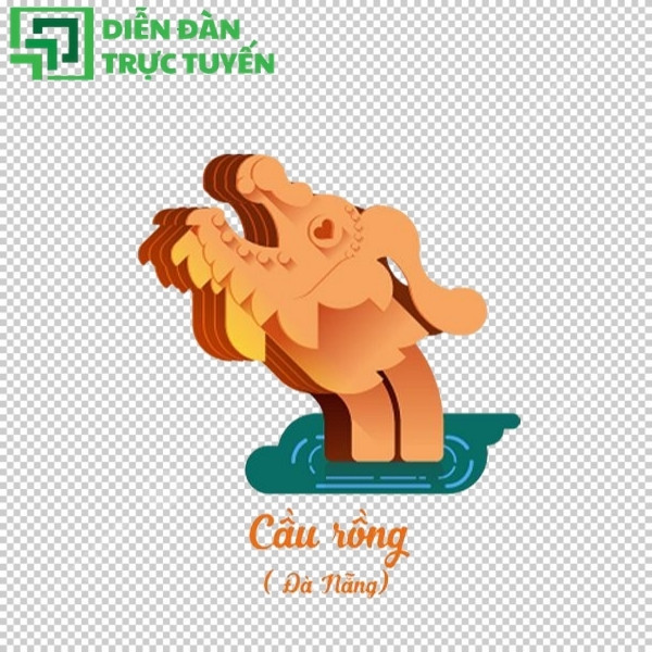 Cầu rồng vector