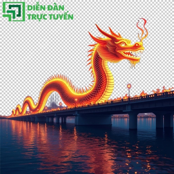 Cầu rồng đà nẵng PNG
