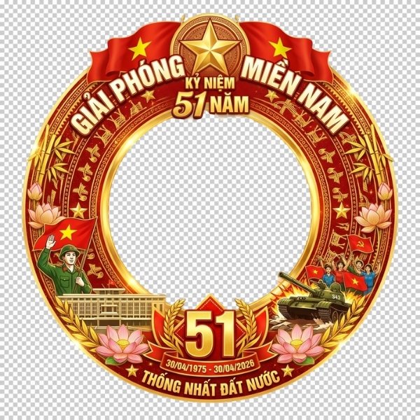 Download khung avatar ngày giải phóng miền Nam