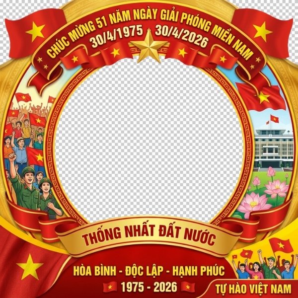 Tải khung avatar 30/4