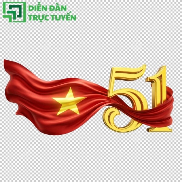 Logo 51 năm kỉ niệm ngày giải phóng miền nam