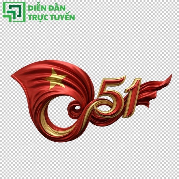 Tải miễn phí logo 51 năm png