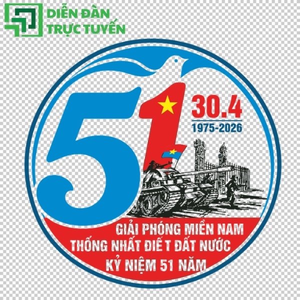 Tải logo 51 năm giải phóng miền Nam