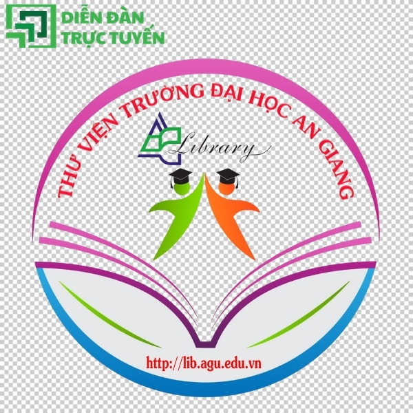 Logo thư viện Đại học An Giang