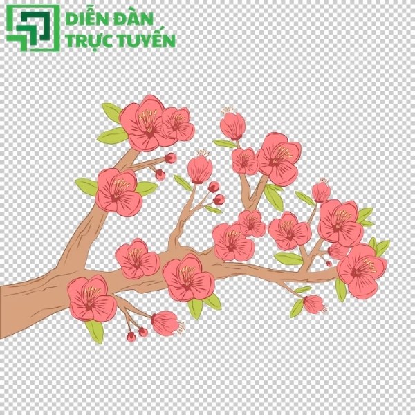 Tải miễn phí vector hoa ban đầy đủ định dạng