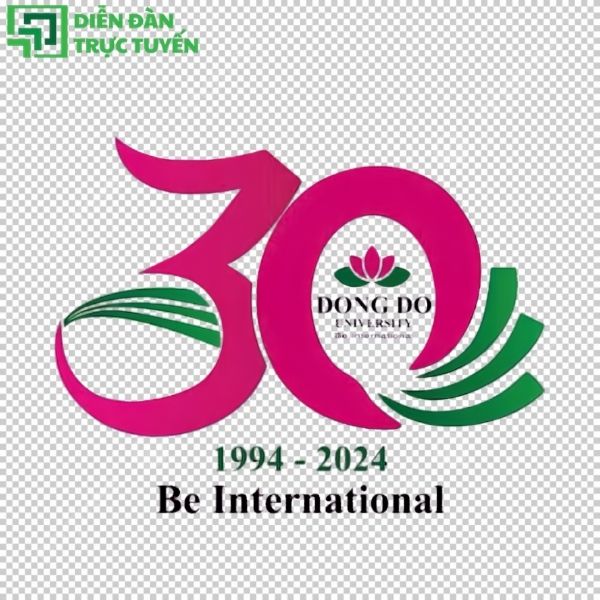 Logo kỷ niệm 30 năm thành lập Đại học Đông Đô